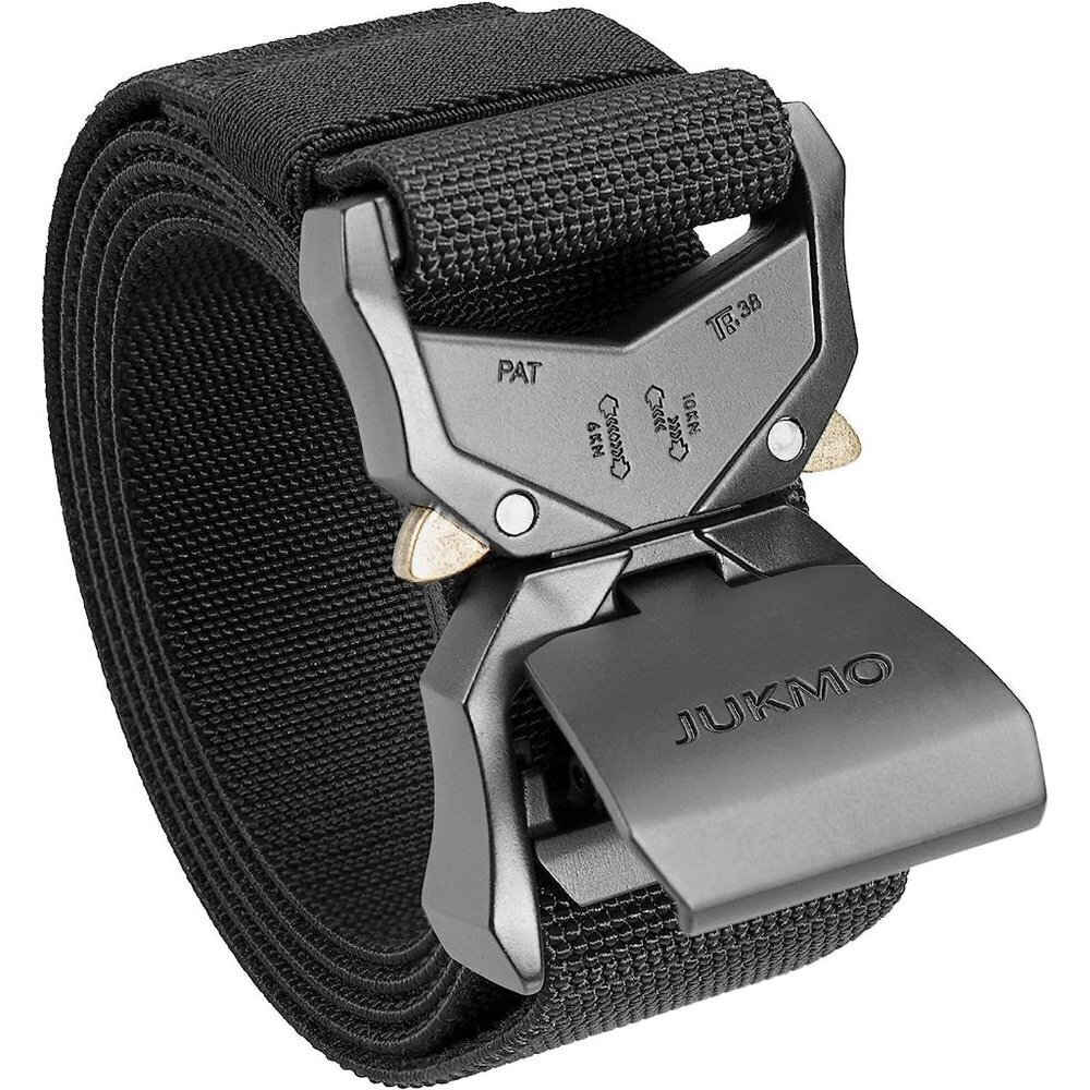 Tactical Belt, Military Hiking Rigger 1.5" Nylon Web Work Belt with Heav…